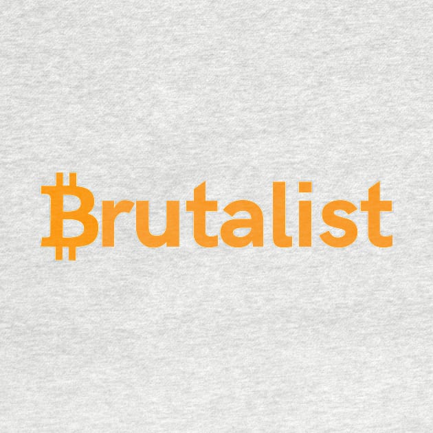 Bitcoin Brutalist by Crypty